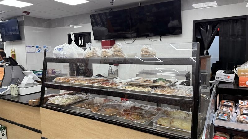 Fresh bakery display
